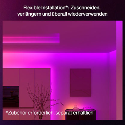 Philips Hue Flux UltraBright LED-Lightstrip, 5 m, zuschneidbar