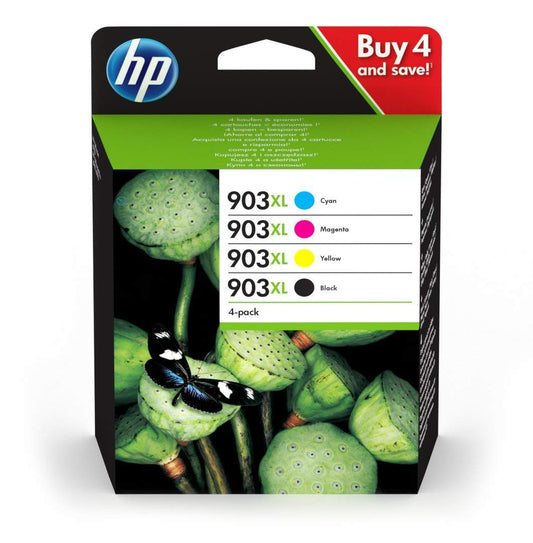 HP 903XL Original Druckerpatrone Schwarz (3HZ51AE). Kompakte, schwarze Patrone liefert Tinte für Text- und Grafikdrucke in Schwarz.