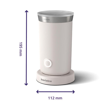 Philips Baristina Elektrischer Milchaufschäumer - Naturweiss BAR311/00
