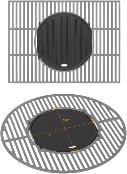 onlyfire Gusseisen Grillplatte Wendeplatte für Weber GBS Grills