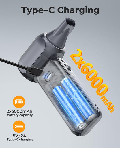 YUSMAN Elektrisches Staubgebläse YM01 mit 300000 U/min und Akku