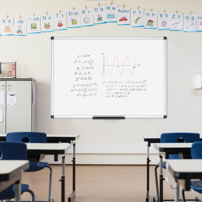 VIZ-PRO Magnetisches Whiteboard 120 x 90 cm, trocken abwischbar
