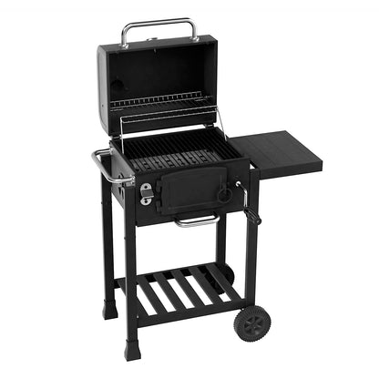 TAINO HERO Smoker klein Holzkohlegrill mit klappbarem Seitentisch