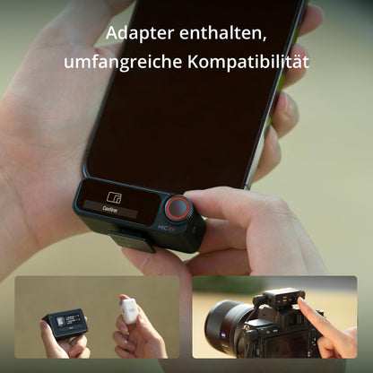 DJI Mic 2 Kabelloses Mikrofon Set (2 Sender + 1 Empfänger)