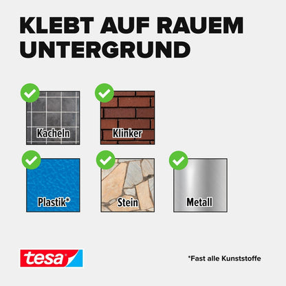 tesa Powerbond Outdoor Montageband doppelseitig - 5er Pack 5m:19mm