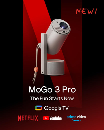 XGIMI MoGo 3 Pro Tragbarer Mini Beamer - Full HD, Google TV