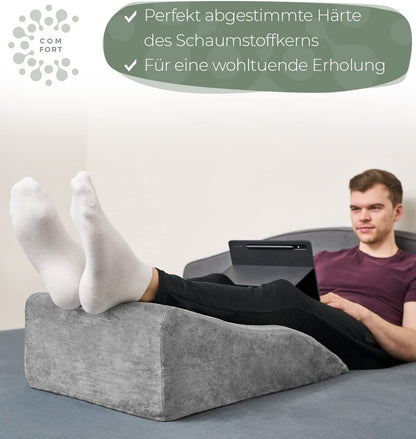 VitaWell Beinhochlagerungskissen Ergonomisch - Für beide Beine