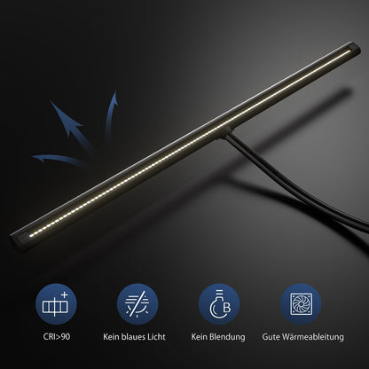 EYOCEAN LED Monitor Klemmleuchte 80cm – Dimmbar Gestensteuerung