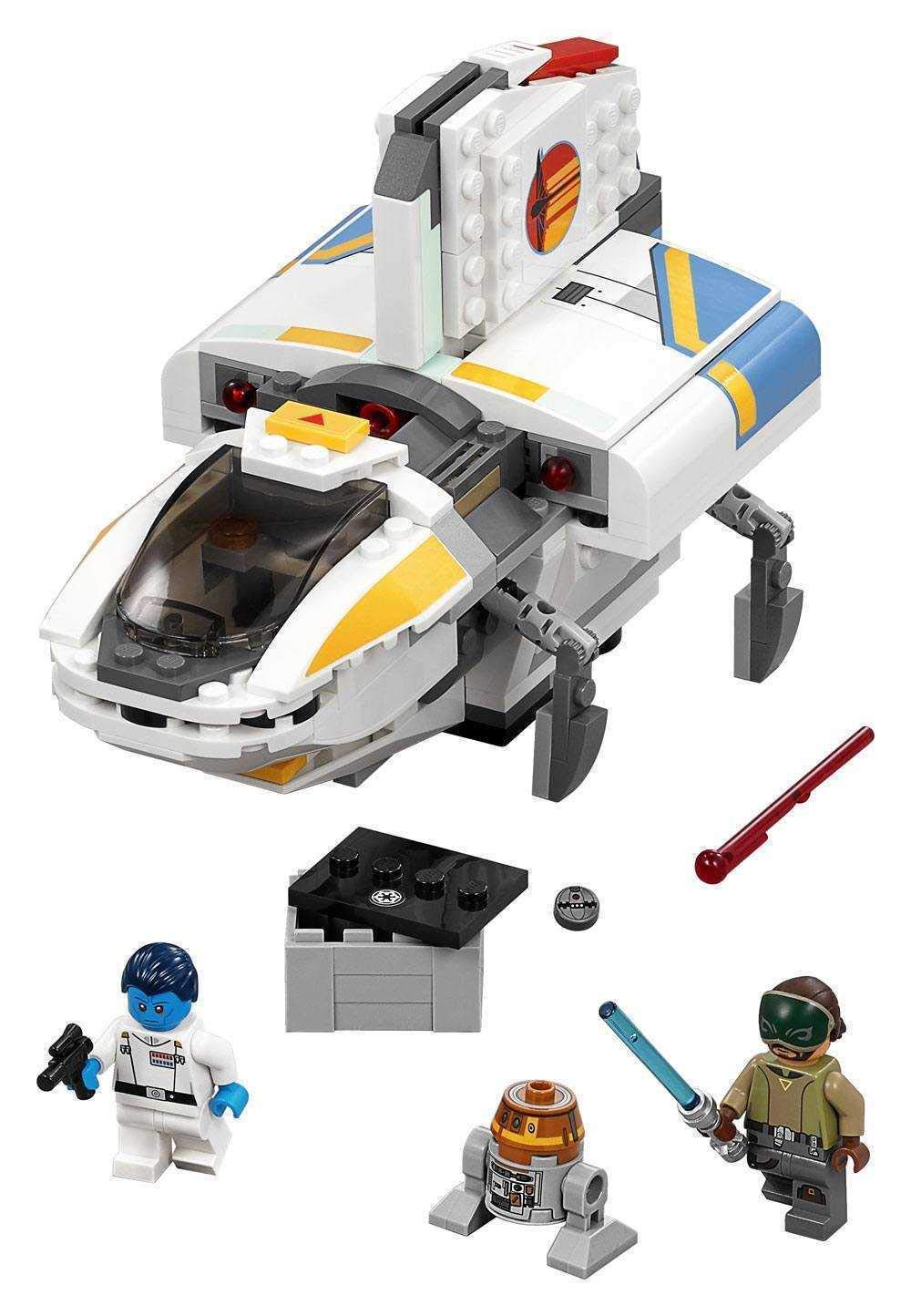 LEGO Star Wars The Phantom Raumschiff Bausatz - Set 75170. Graues Raumschiffmodell aus LEGO Steinen, inkl. Minifiguren. Zum Bauen & Nachspielen.