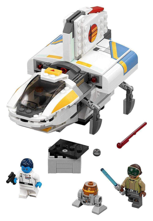 LEGO Star Wars The Phantom Raumschiff Bausatz - Set 75170. Graues Raumschiffmodell aus LEGO Steinen, inkl. Minifiguren. Zum Bauen & Nachspielen.