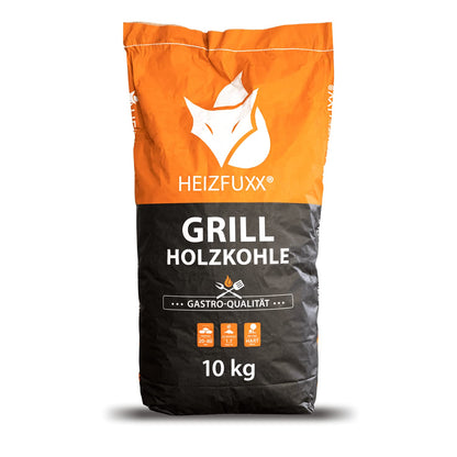 HEIZFUXX Holzkohle Premium Gastro Grillkohle - 120kg Palette
