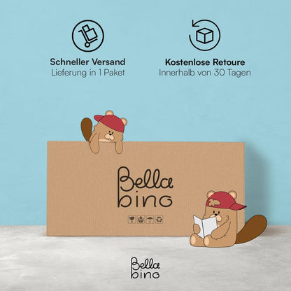 Bellabino Vere Bodenbett Montessori 90x200 cm Weiss