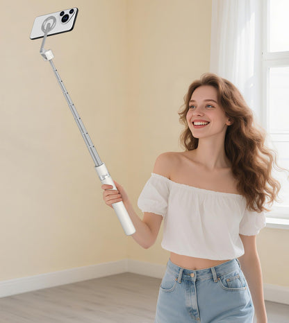TONEOF CX609 Magnetisches Selfie-Stick-Stativ, 173 cm, Beige-Grau