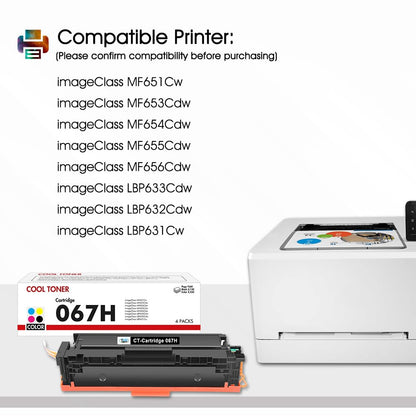 Canon 067H Kompatibles Tonerkartuschen-Set - CMYK 4er-Set