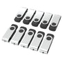 Wooolken USB Stick 16GB 10er Pack, USB 2.0 Speicherstick schwarz mit drehbarem Deckel