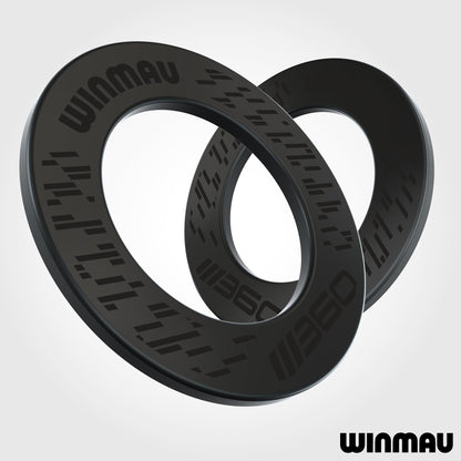 WINMAU Blade 360 Dart Surround – Schutzring für Dartscheibe, schwarz