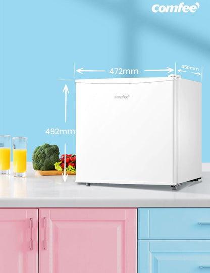 Comfee RCD50WH2(E) Mini Kühlschrank 43 L mit Chiller Box, Weiss