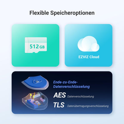 EZVIZ H9c 5MP Dual Pan & Tilt WLAN Kamera Aussen