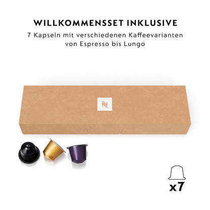 Nespresso Krups Inissia XN1001 Kapselmaschine - Weiss
