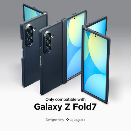 Spigen Tough Armor Pro MagFit Hülle für Galaxy Z Fold 7 - Metal Slate