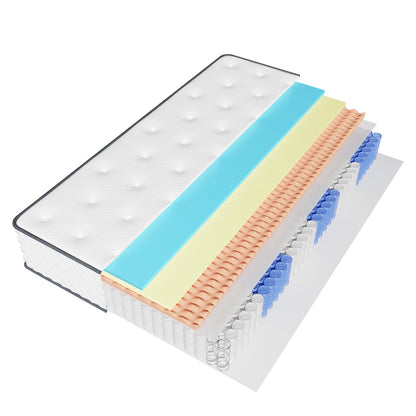 Sleremind Taschenfederkern Matratze 140x200 H3 7 Zonen