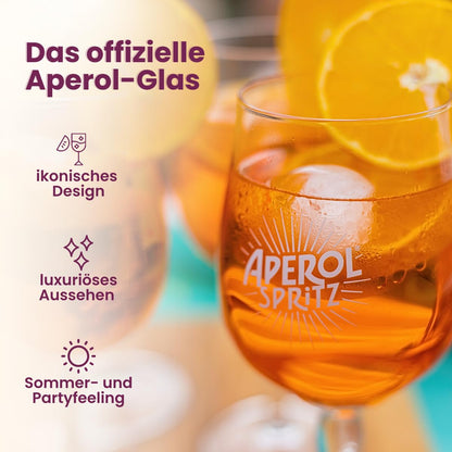 Cookinglife Aperol Spritz Gläser Set, 450 ml, 6 Stück