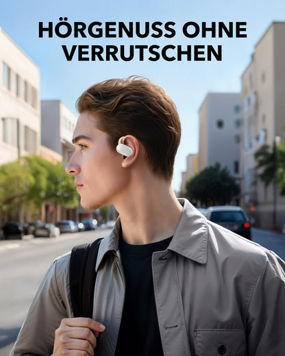 soundcore V20i Open-Ear Kopfhörer mit Ohrhaken, Bluetooth 5.4