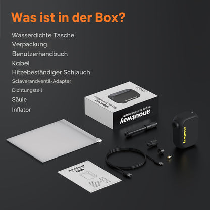 anoutway Tiny Pump AT1 PRO Elektrische Mini-Velopumpe mit Manometer