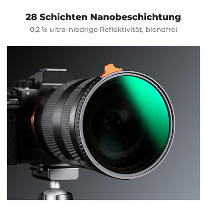 K&F CONCEPT Nano-X Variabler ND Graufilter ND2-400 – 67mm