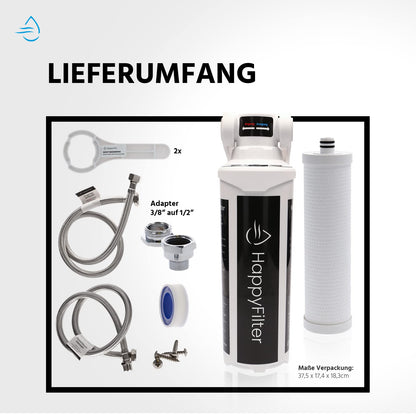 HappyFilter Kalk Wasserfilter – ohne separaten Wasserhahn