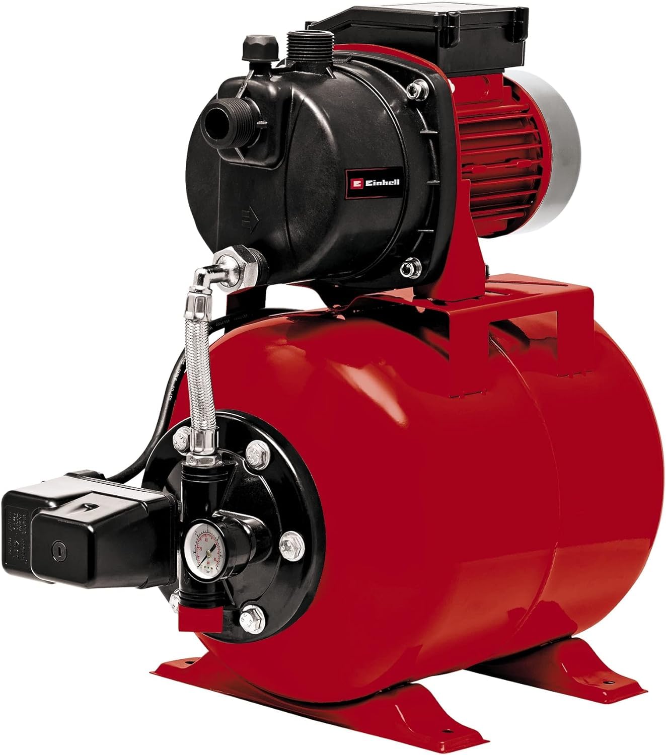 Einhell Hauswasserwerk GC-WW 6538 - 20l Behälter, 650 W. Pumpe für autom. Wasserversorgung mit Druckhaltung.