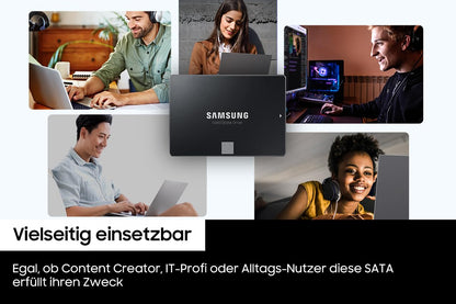 Samsung 870 EVO SATA III SSD - 2 TB, 2.5 Zoll (MZ-77E2T0B/EU)