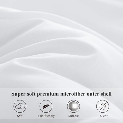Aisbo Bettdecke 200x220 cm Ganzjahresdecke Steppbettdecke 300 GSM