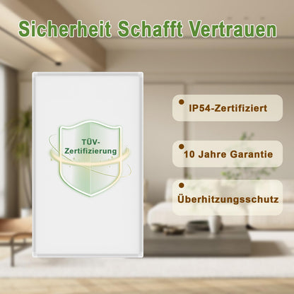 Behaglich Infrarotheizung HY-C-180W, 180 Watt, Wandmontage, 10–18 m²