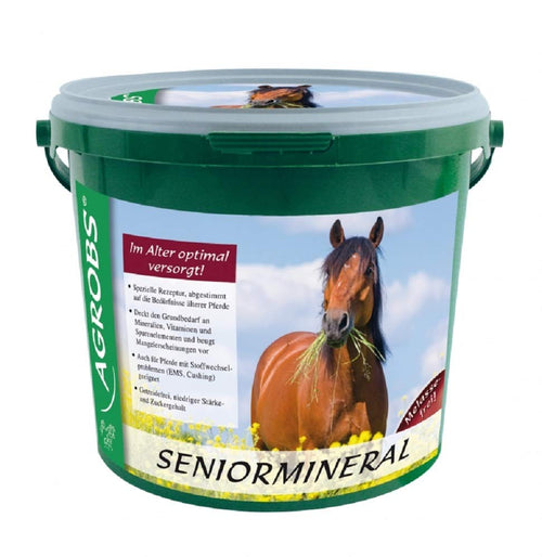 Agrobs Seniormineral Mineralfutter für Pferde, 1 x 3000 g, getreidefreies Mineralfuttermittel
