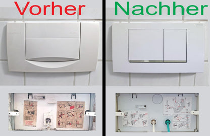 Geberit Spülkasten Ersatzteilset - 2-Mengen Umrüstung 1988-1998