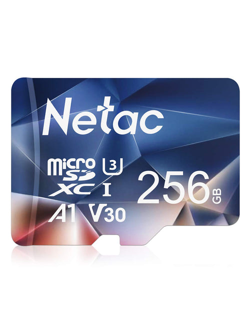 Netac Micro SD Karte 256GB A1 U1 C10 V10 UHS-I für Kamera und Switch im microSD-Format