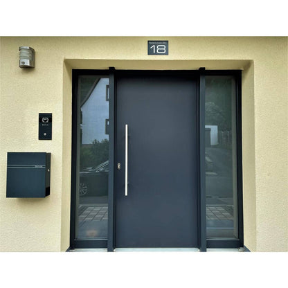 Metzler Hausnummer Anthrazit – Hausnummernschild mit Gravur