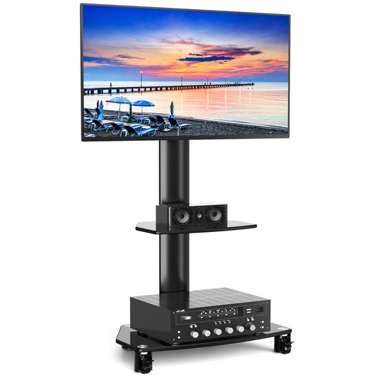 RFIVER TV Ständer Rollbar 27-70" - TV Wagen mit Rollen