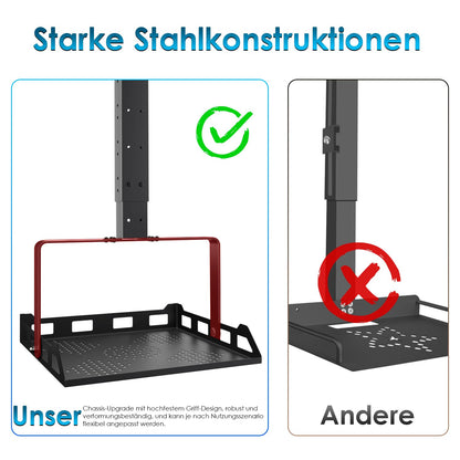 Salange Beamer Deckenhalterung, höhenverstellbar, bis 10 kg, Schwarz