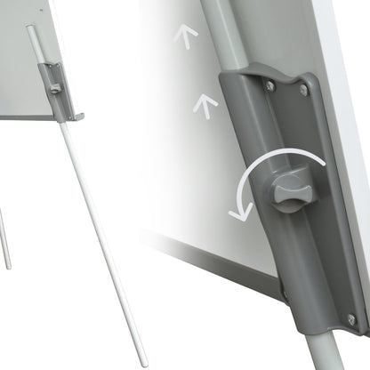 Office Marshal Flipchart Dreibein Board - magnetisch 68x105cm