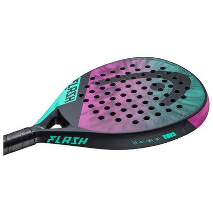 HEAD Flash 2023 Padelschläger für Padelspieler - Mint/rosa