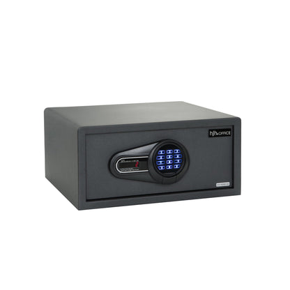 hjh OFFICE COMPACT I Möbeltresor 25,5L Elektronik Schloss Schwarz