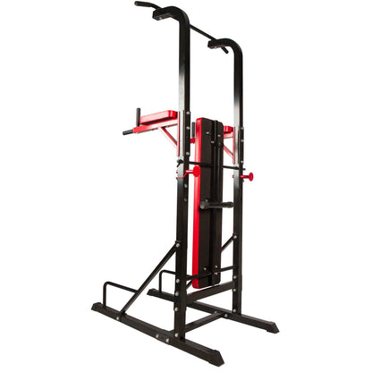 CCLIFE Power Tower Dip Station Klimmzugstange – Heim-Fitnessstudio