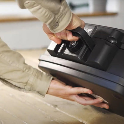 HMF 250452 Feuerfeste Wasserdichte Dokumentenbox – DIN A4 Schwarz