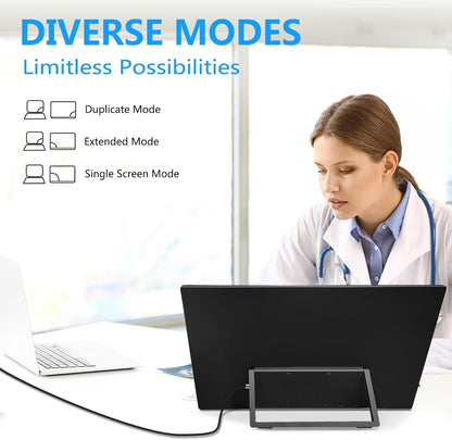 FlexiView 18.5 Zoll Mobiler Monitor 120Hz FHD – Ultra Slim