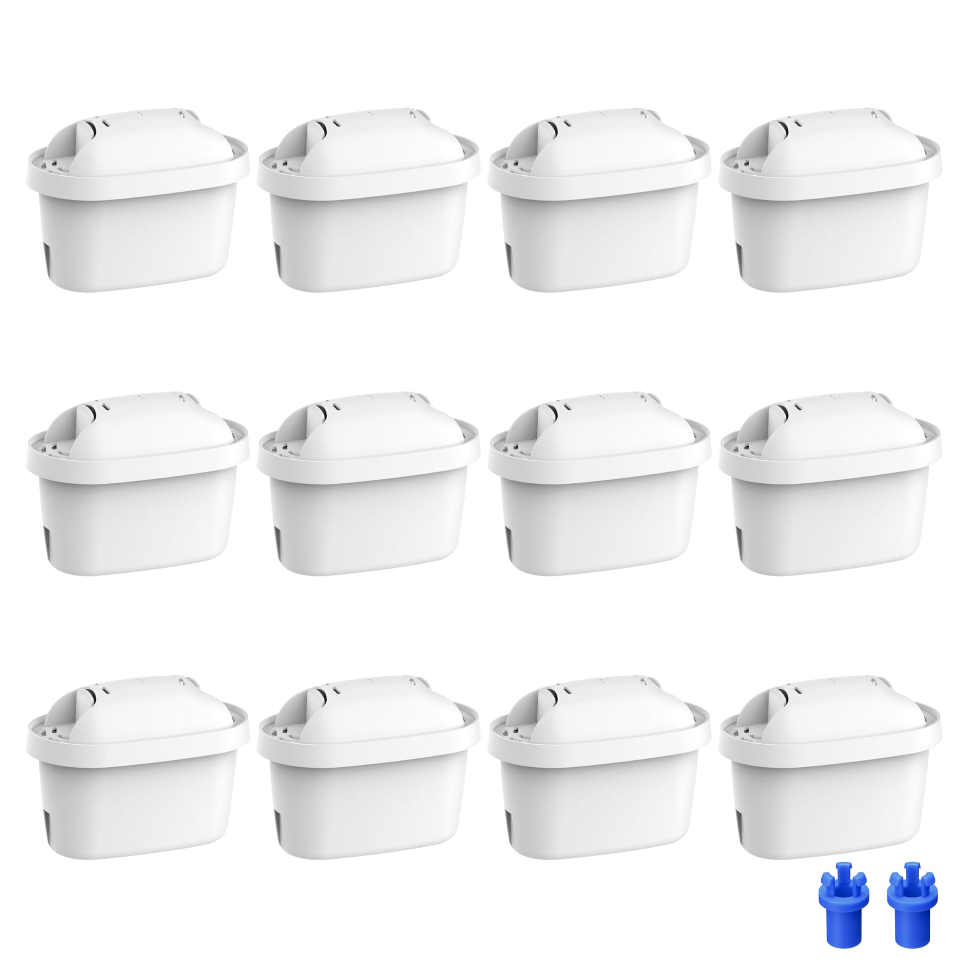 Waterdrop Filterkartuschen WD-C07 für Brita Maxtra+, 12 Stück – Ersatzkartuschen für Wasserfilterkannen