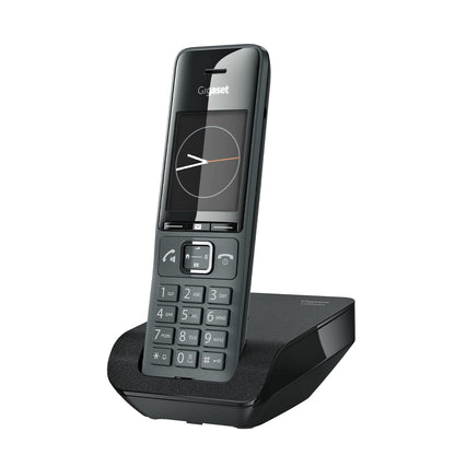 Gigaset Comfort 520 DECT-Telefon - titan-schwarz. Ergonomisches Handset für schnurlose Telefonie zu Hause oder im Büro.
