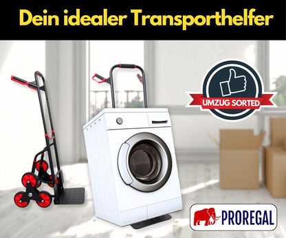 PROREGAL Taurus 250 Profi-Treppensteiger Sackkarre - Klappbar