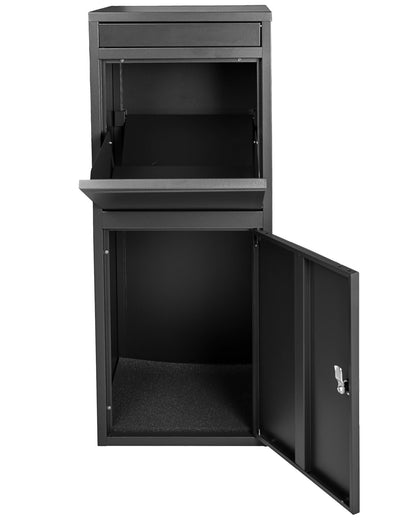 Ondis24 Korona Paketbox, Paketbriefkasten mit Paketsafe, Schwarz